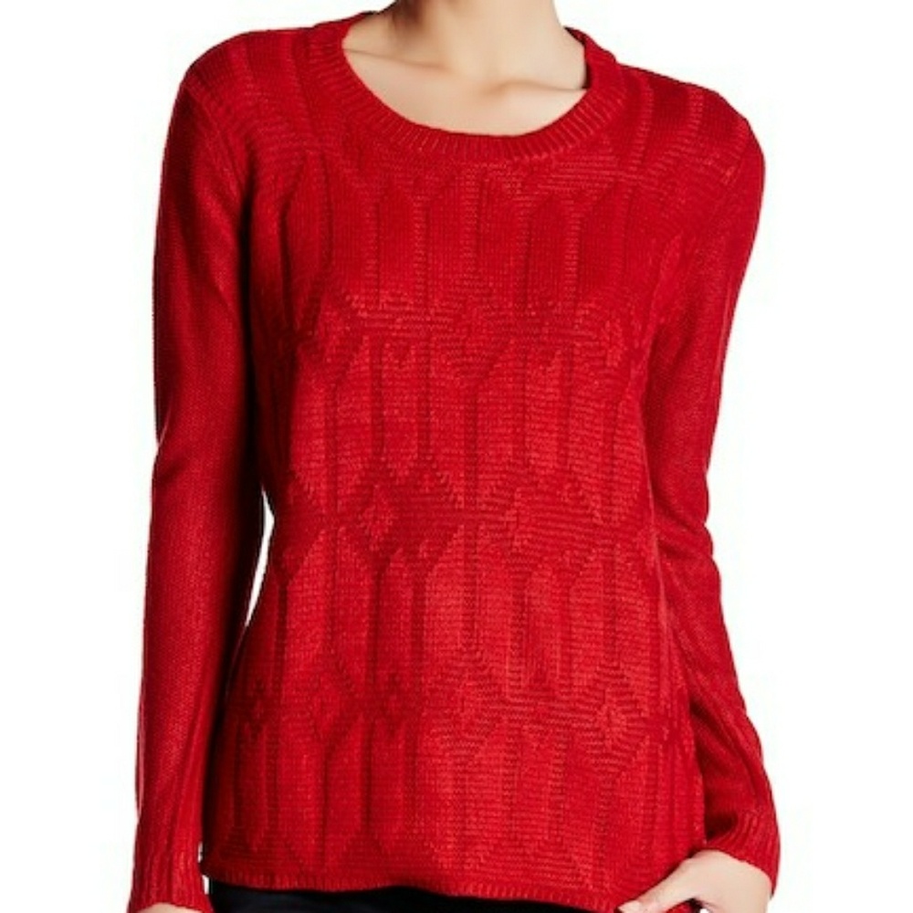NWT Joe Fresh red sweater